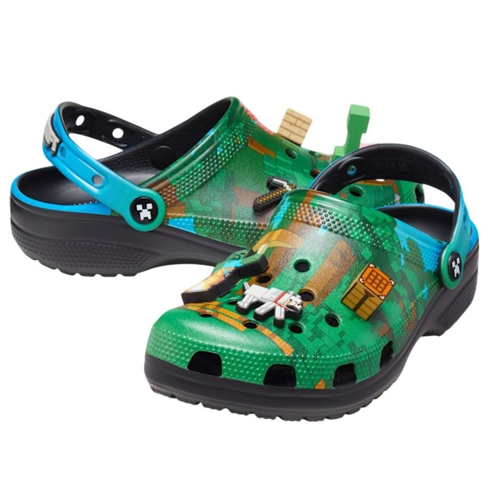 Crocs x Minecraft Clog 'Green Black' 210829-90H - 3