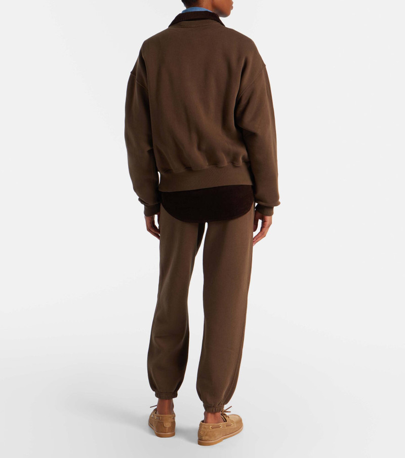 Cotton-blend jersey sweatpants 3