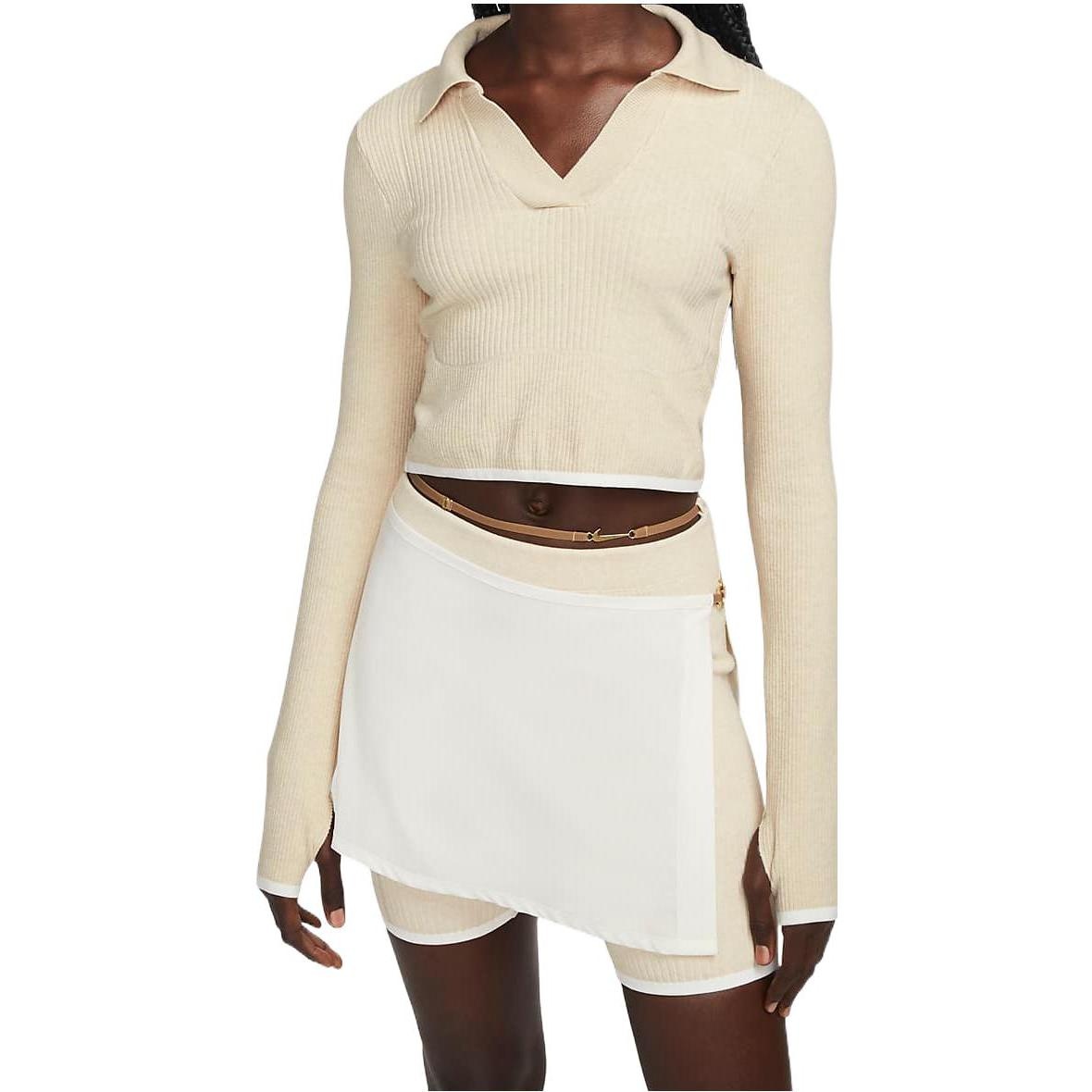 (WMNS) Nike x Jacquemus Polo 'Pearl White' DN3221-219 - 3