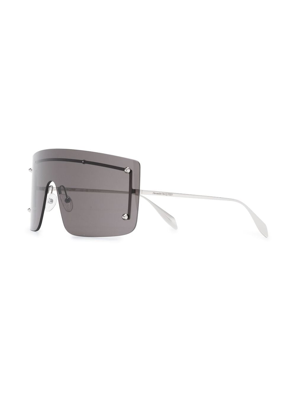 logo-engraved frameless sunglasses - 2