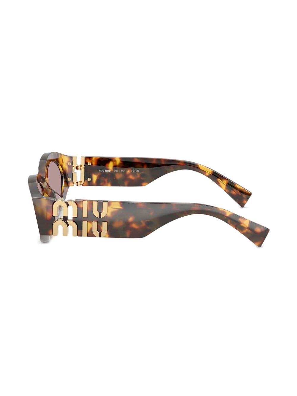logo-lettering sunglasses - 3
