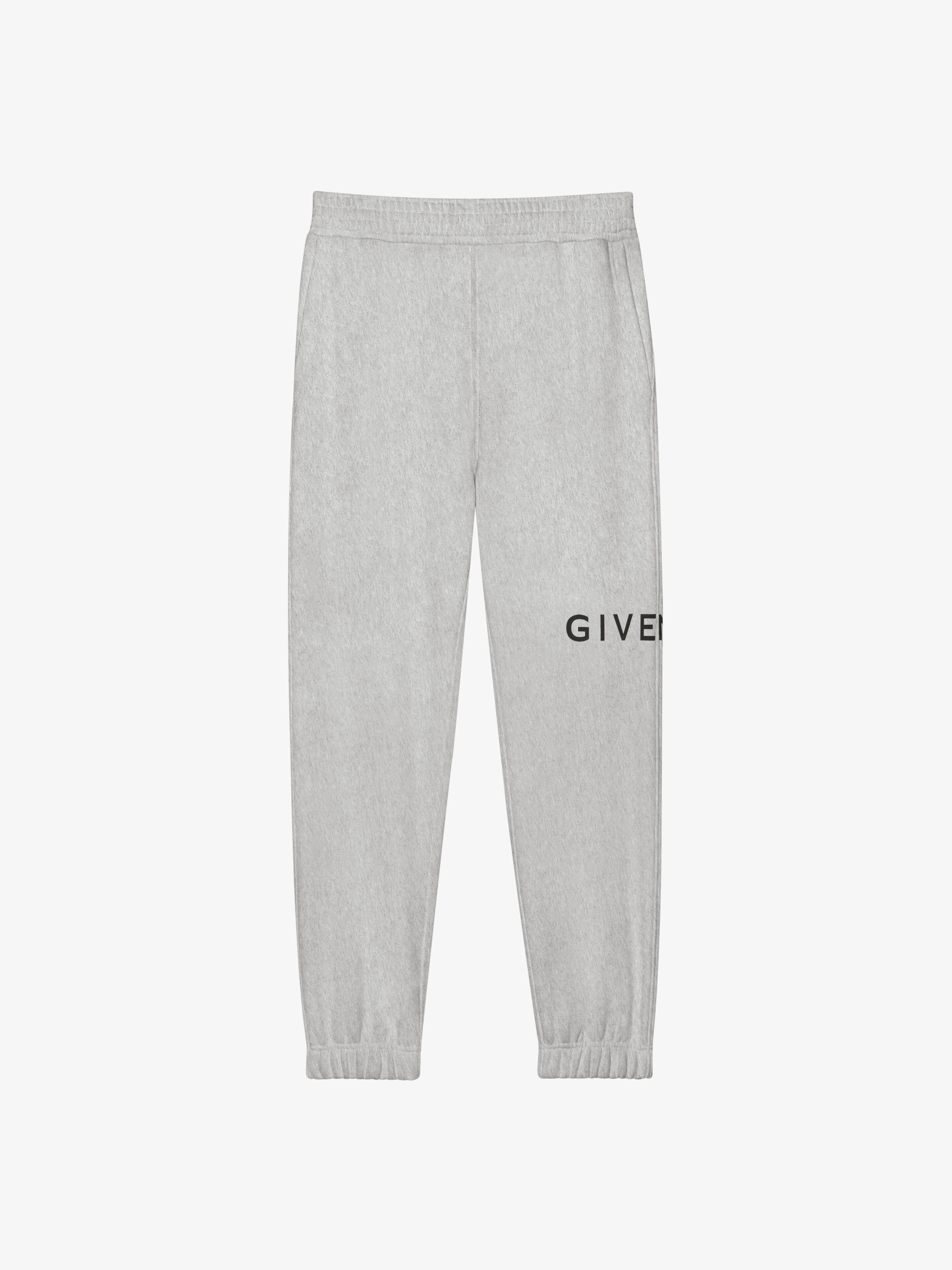 GIVENCHY ARCHETYPE SLIM FIT JOGGER PANTS IN FLEECE - 1