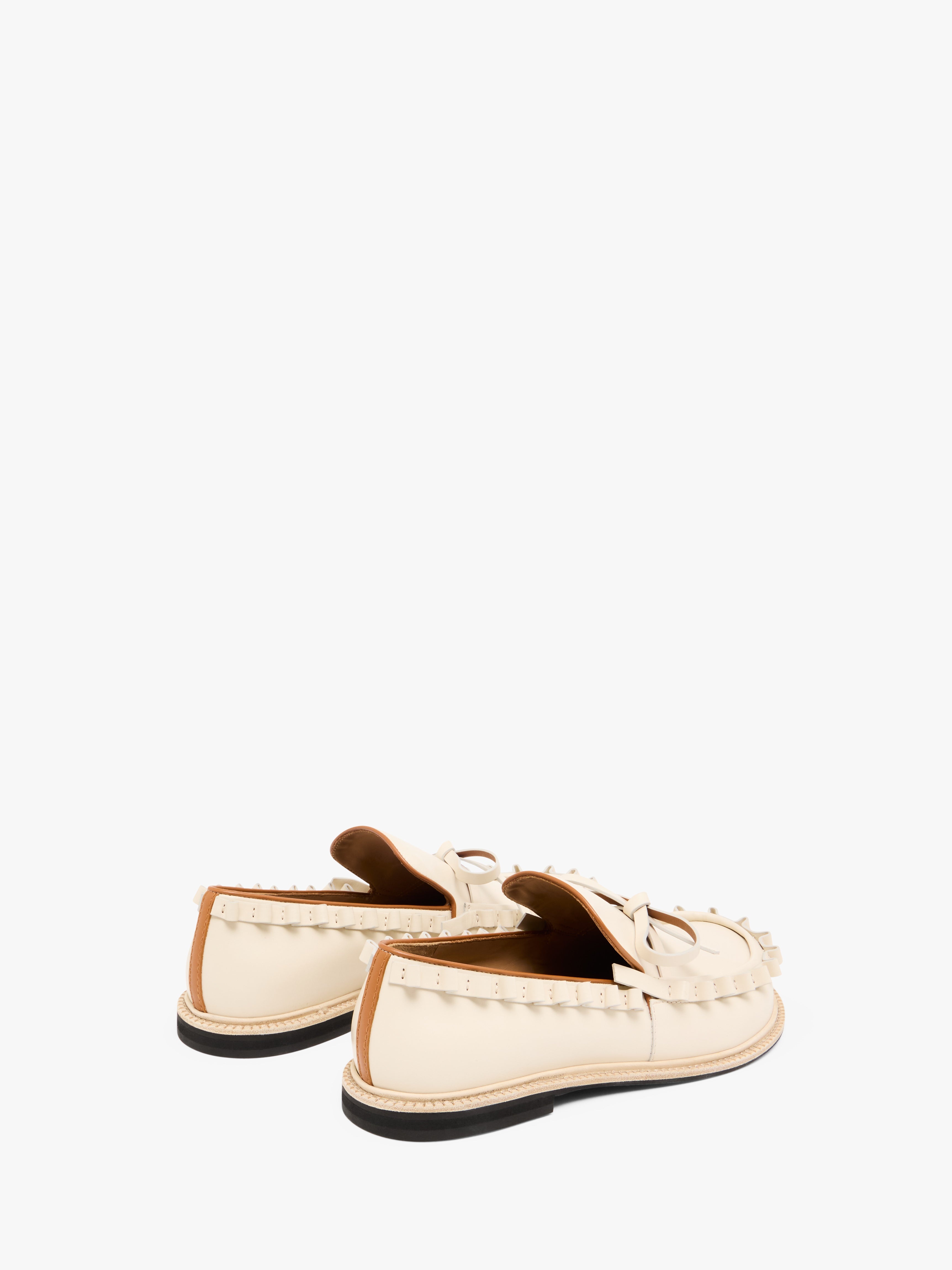 RUFFLE LEATHER MOCCASSIN - 3