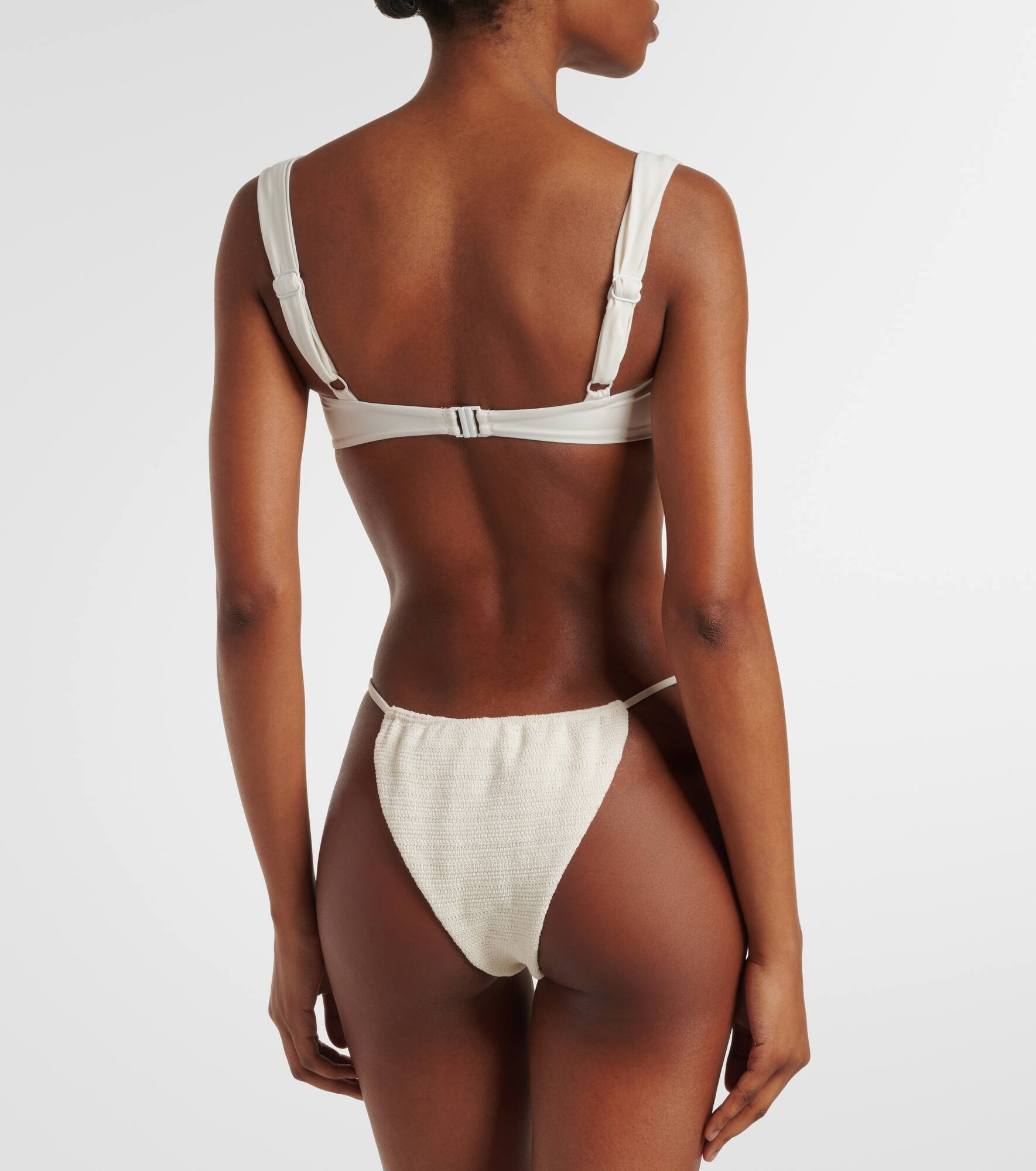 Emily ruched bikini top - 3