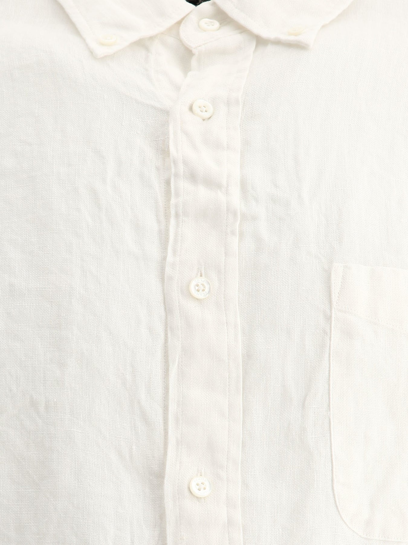 Oxford Linen Shirt Shirts White - 3