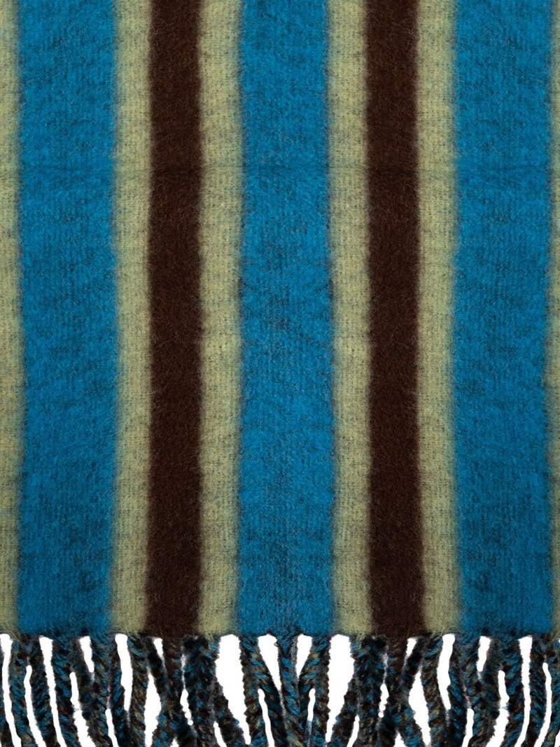 Lanvin striped fringed scarf outlook