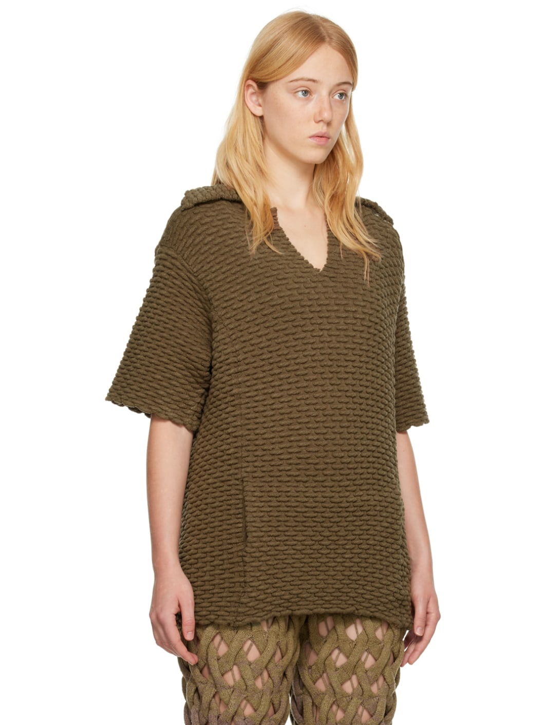 SSENSE Exclusive Khaki Peanut Polo - 2