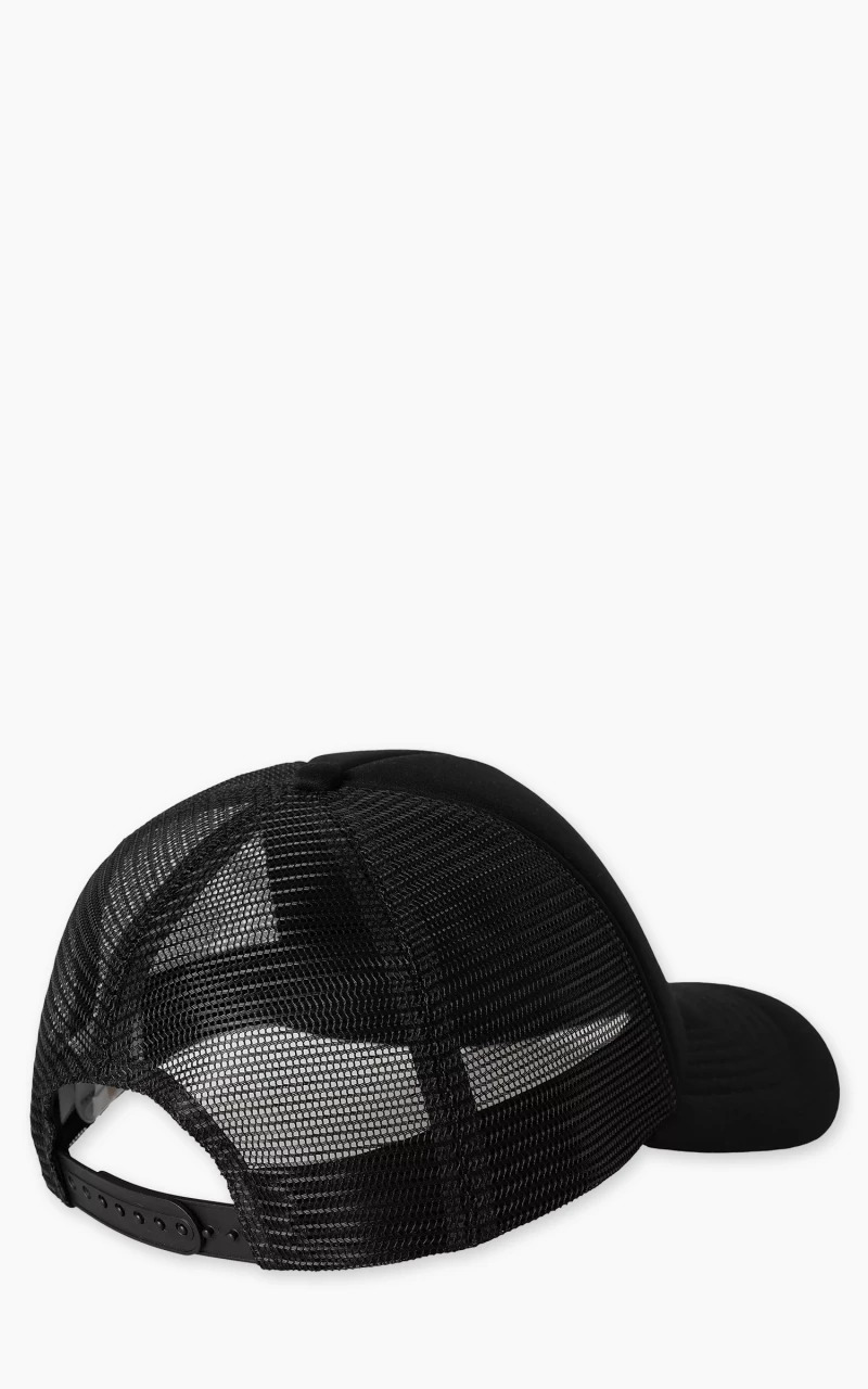 HEART PATCH TRUCKER CAP BLACK - 3