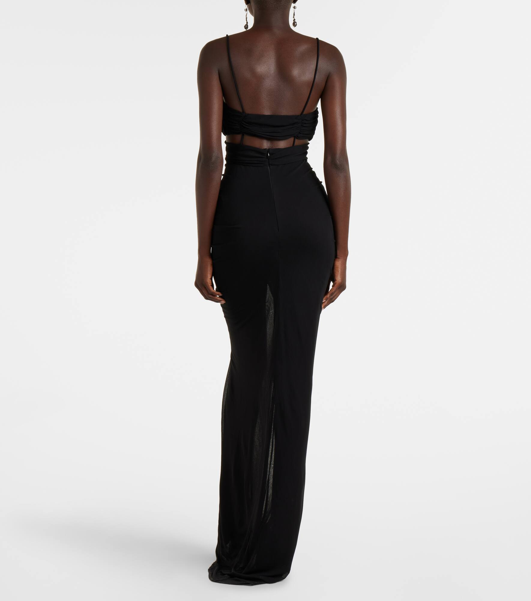Cutout jersey gown - 3