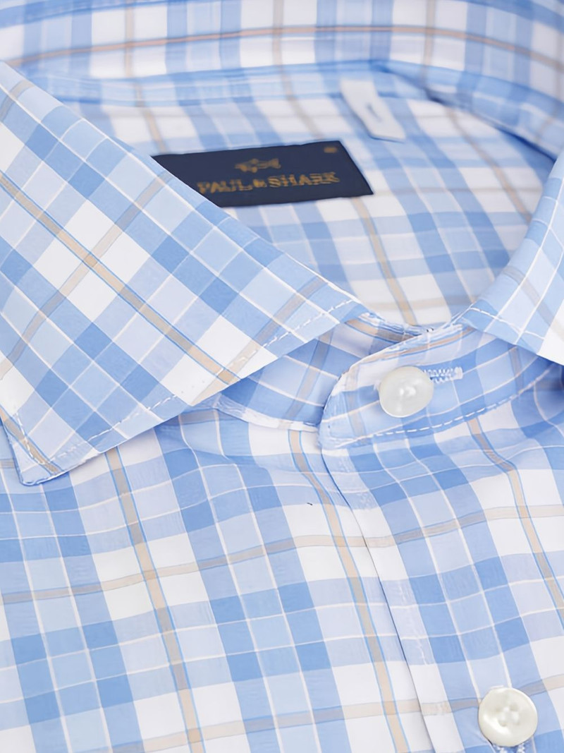 Paul & Shark checked shirt outlook