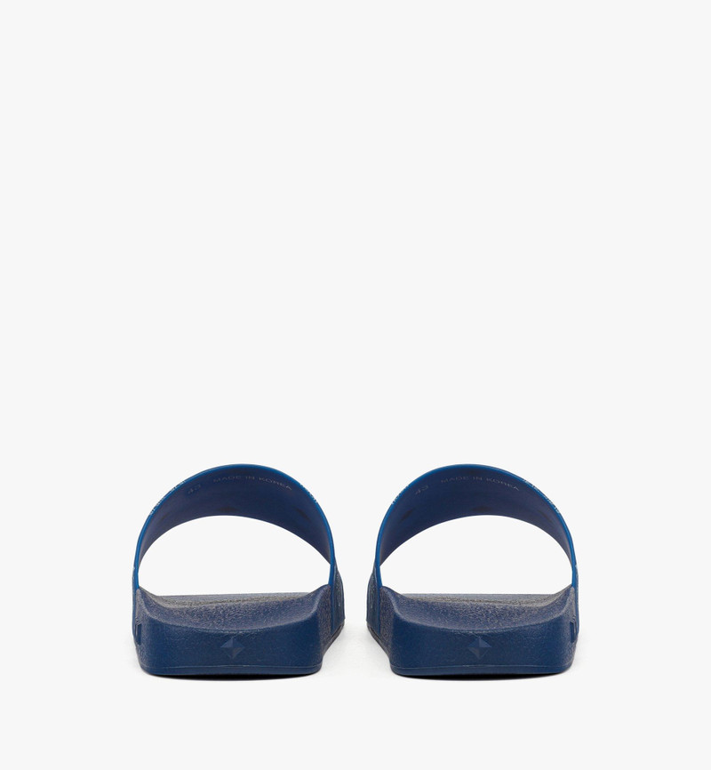 Monogram Print Rubber Slides 3