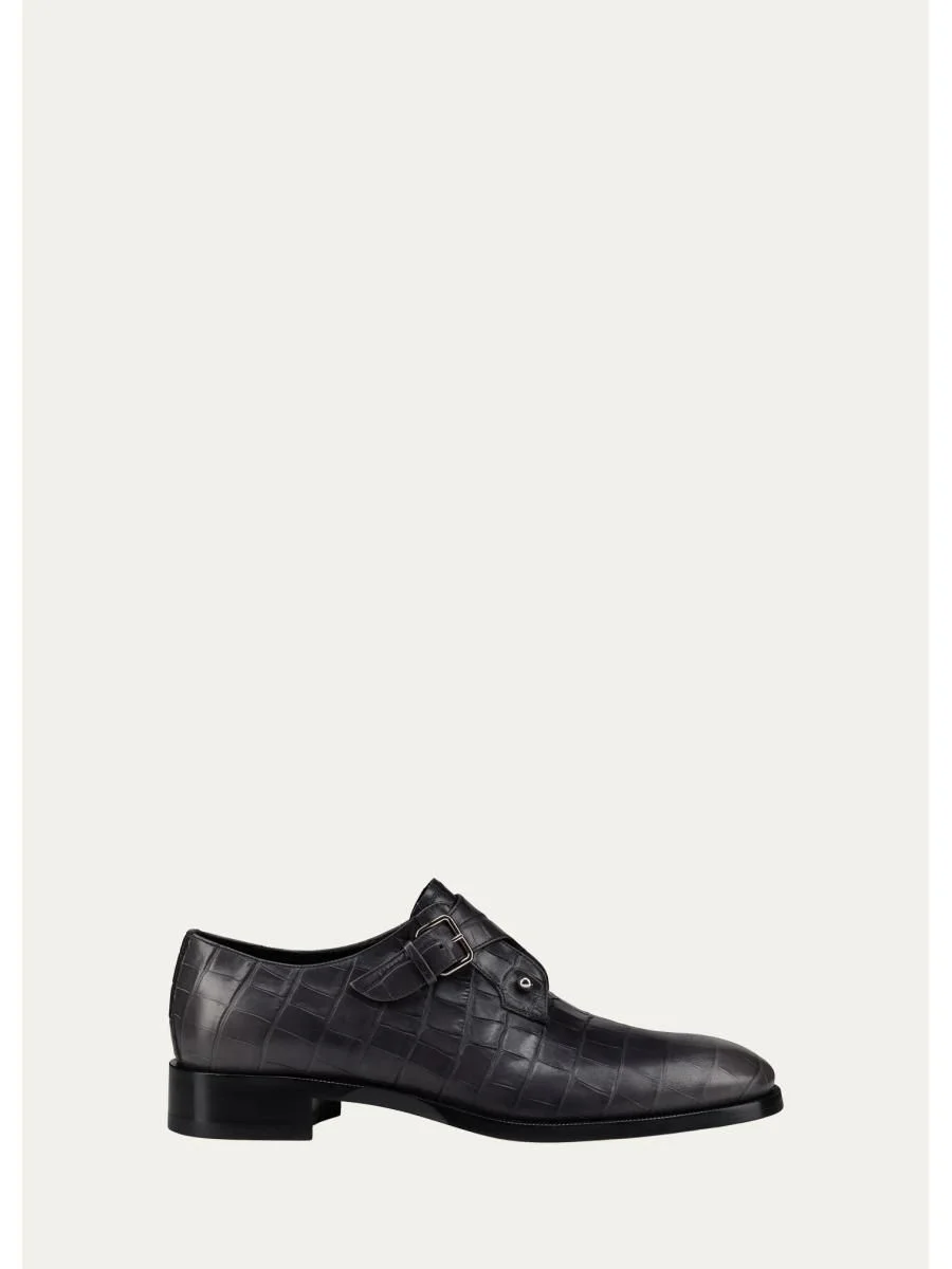 Men's Chambelimonk Single Monk-Strap Loafers - 1