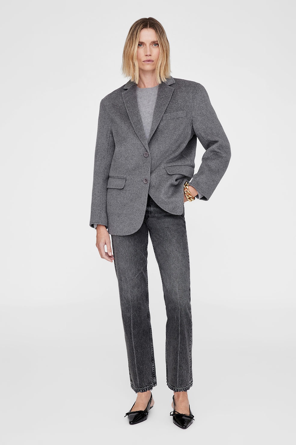 Quinn Blazer - Heather Grey - 5