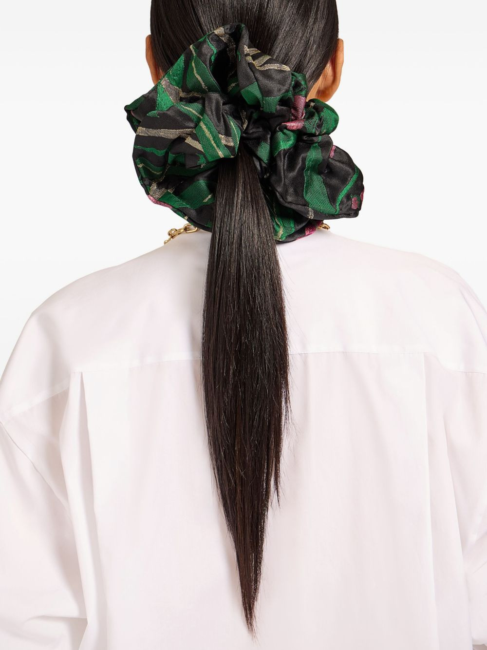 Giga jacquard-pattern scrunchie - 3