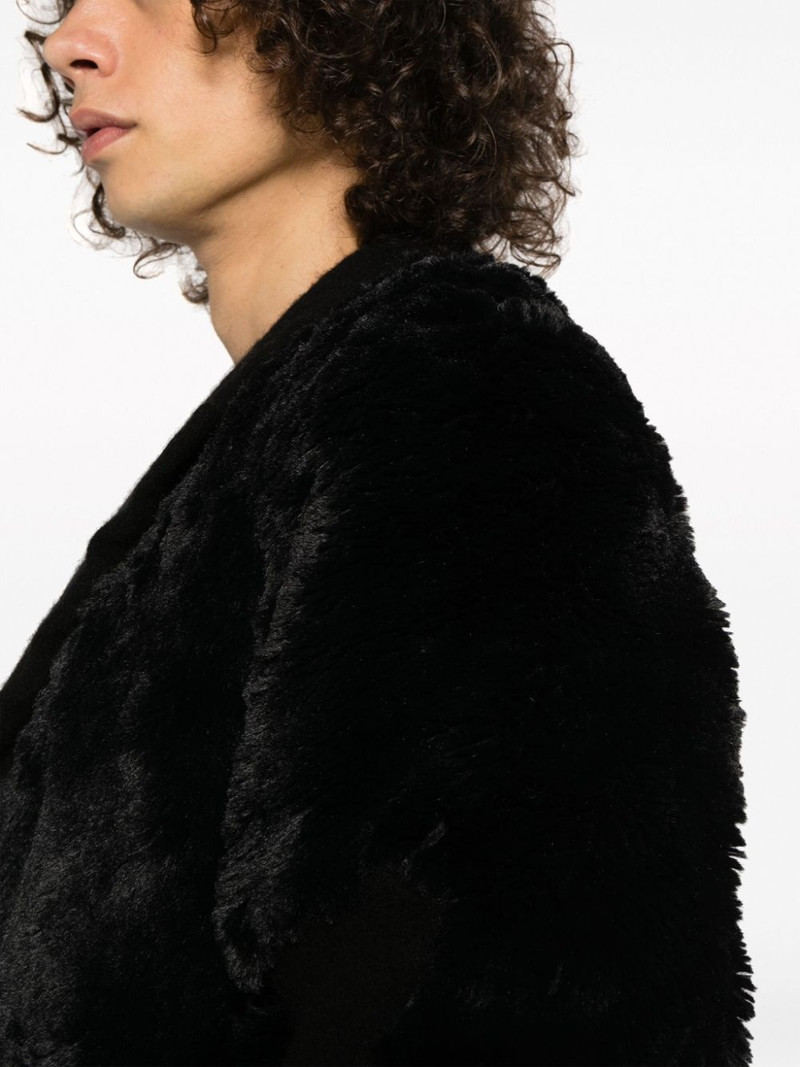 panelled single-breasted blazer 5