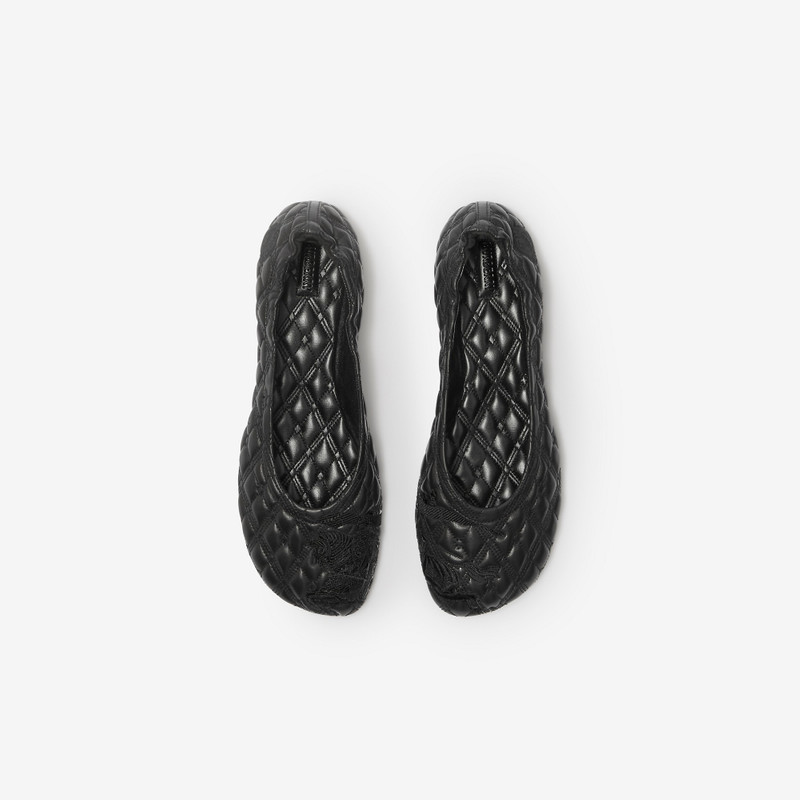Leather Sadler Ballerinas 5