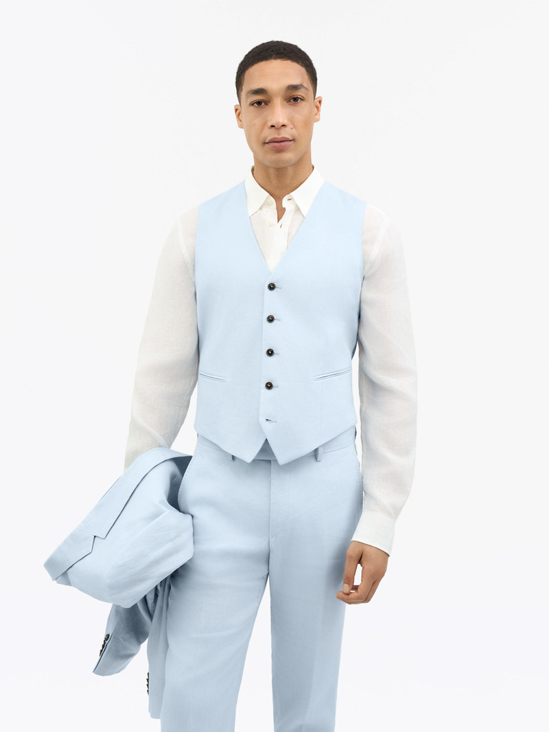 Winston Linen Waistcoat 2