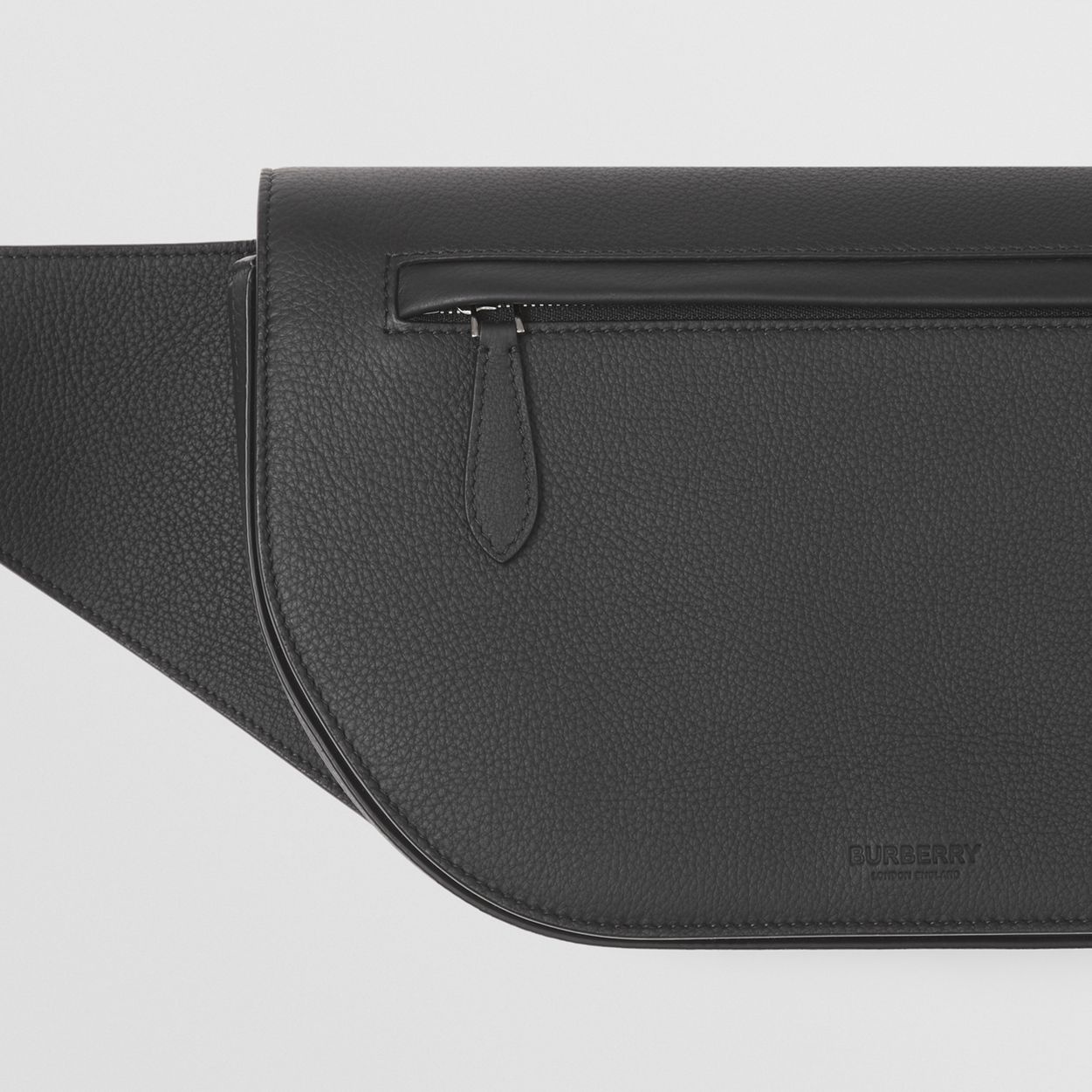 Large Grainy Leather Olympia Bum Bag - 2