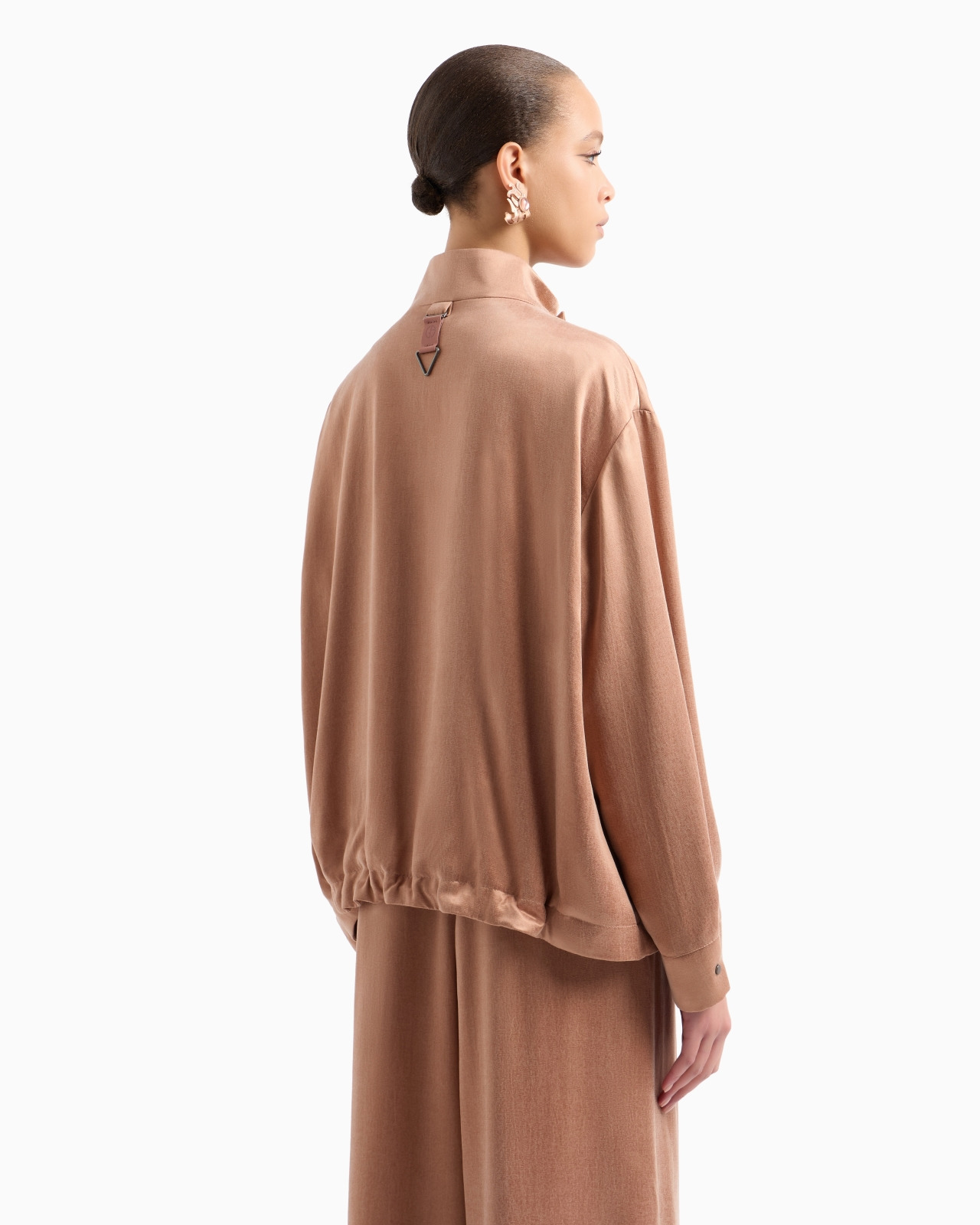 VISCOSE AND CUPRO PEA COAT - 3