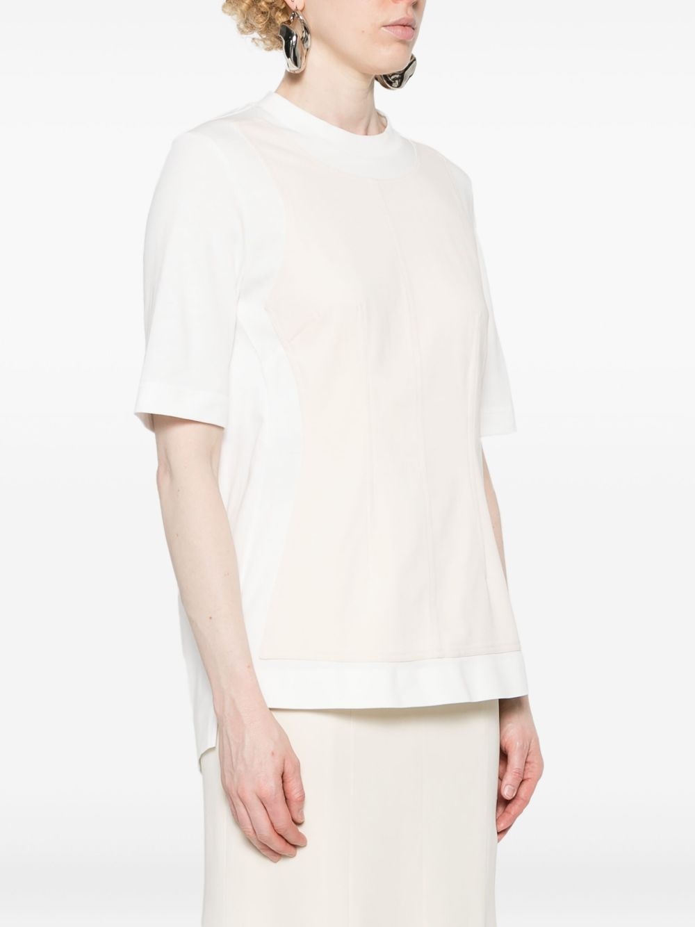 layered-effect T-shirt - 3