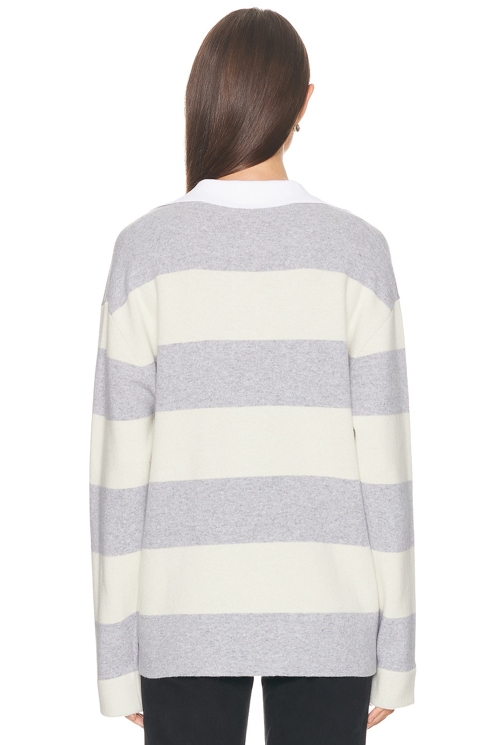 Long Sleeve Polo Sweater - 3