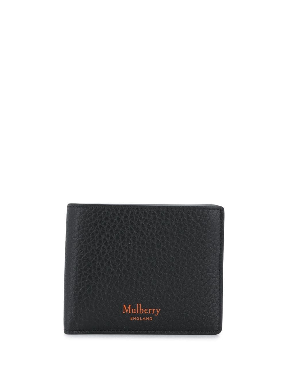 contrast leather fold wallet - 1