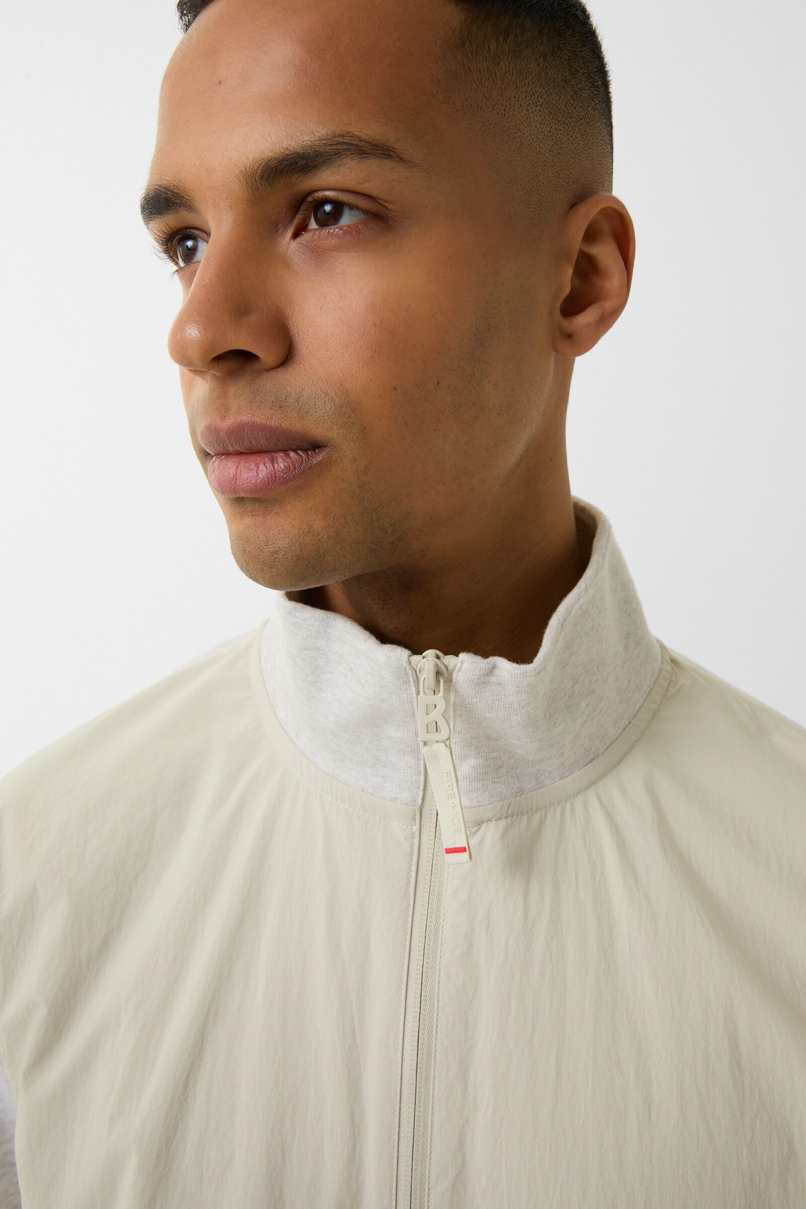 Brody jersey jacket in Sand/light gray - 6