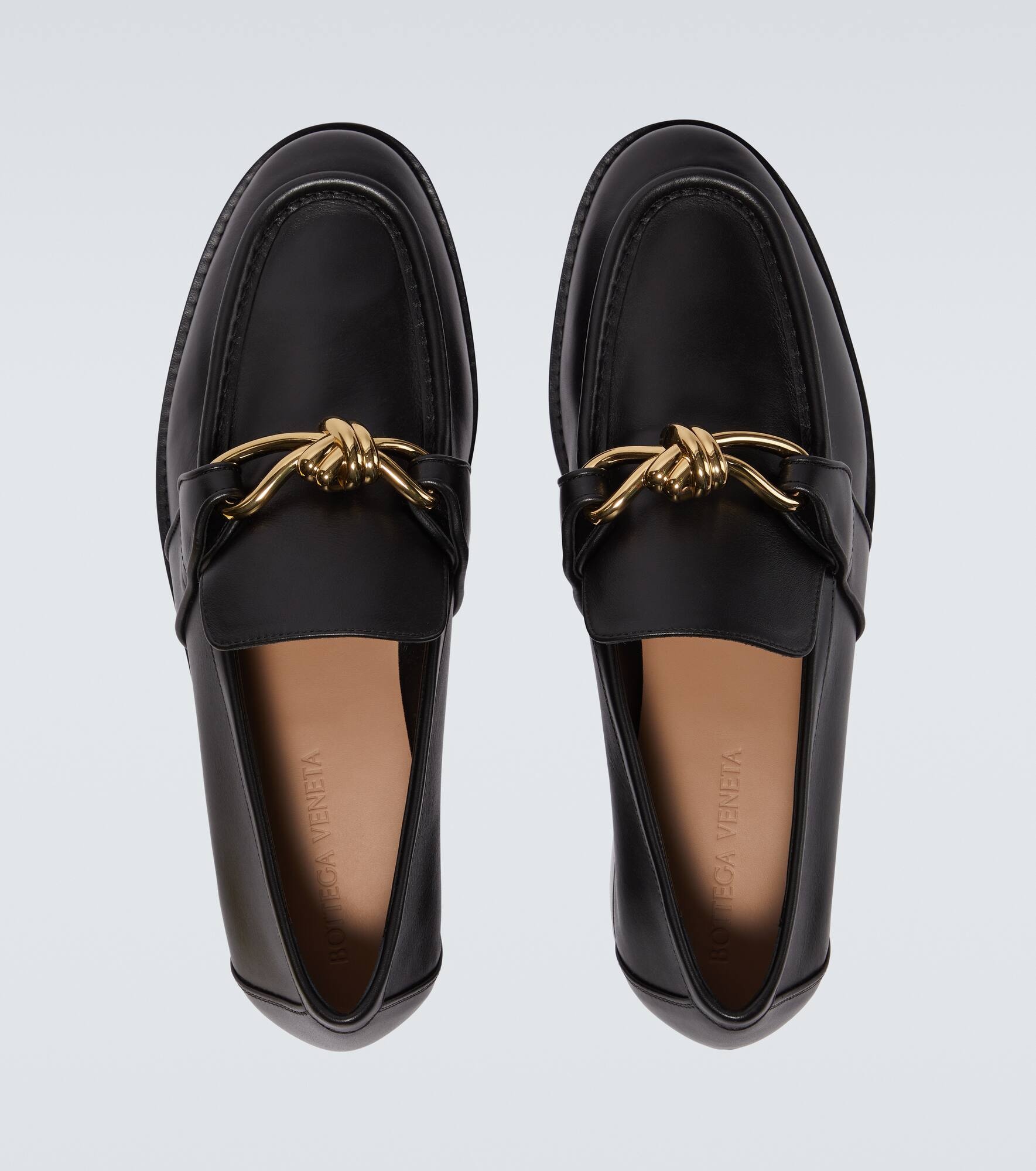 Astaire Knot leather loafers - 4