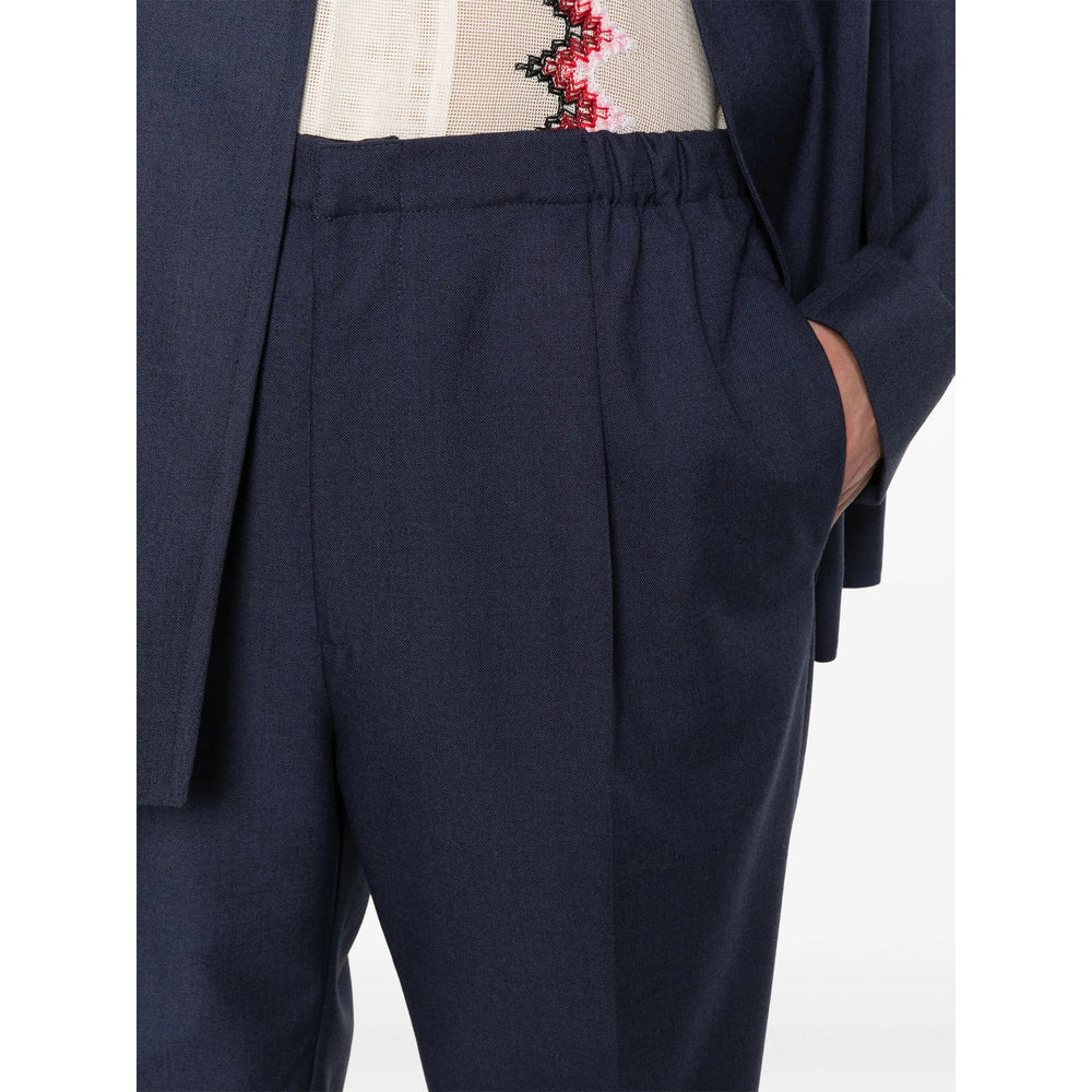 Fendi Blue Trousers - Regular & Straight-Leg Trousers Men - 2