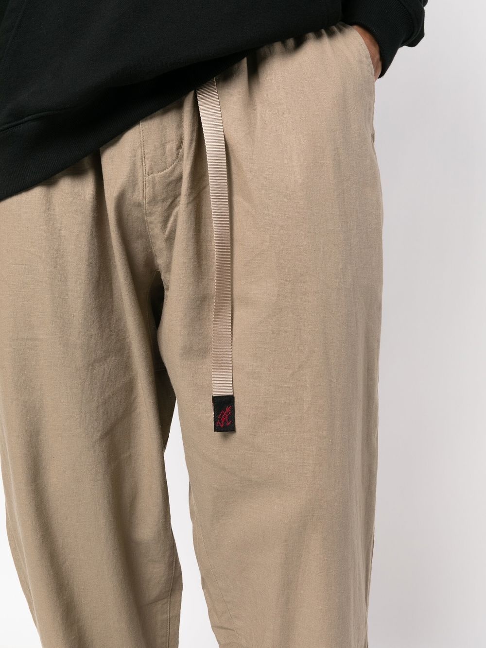 drop-crotch tapered-leg trouser - 5