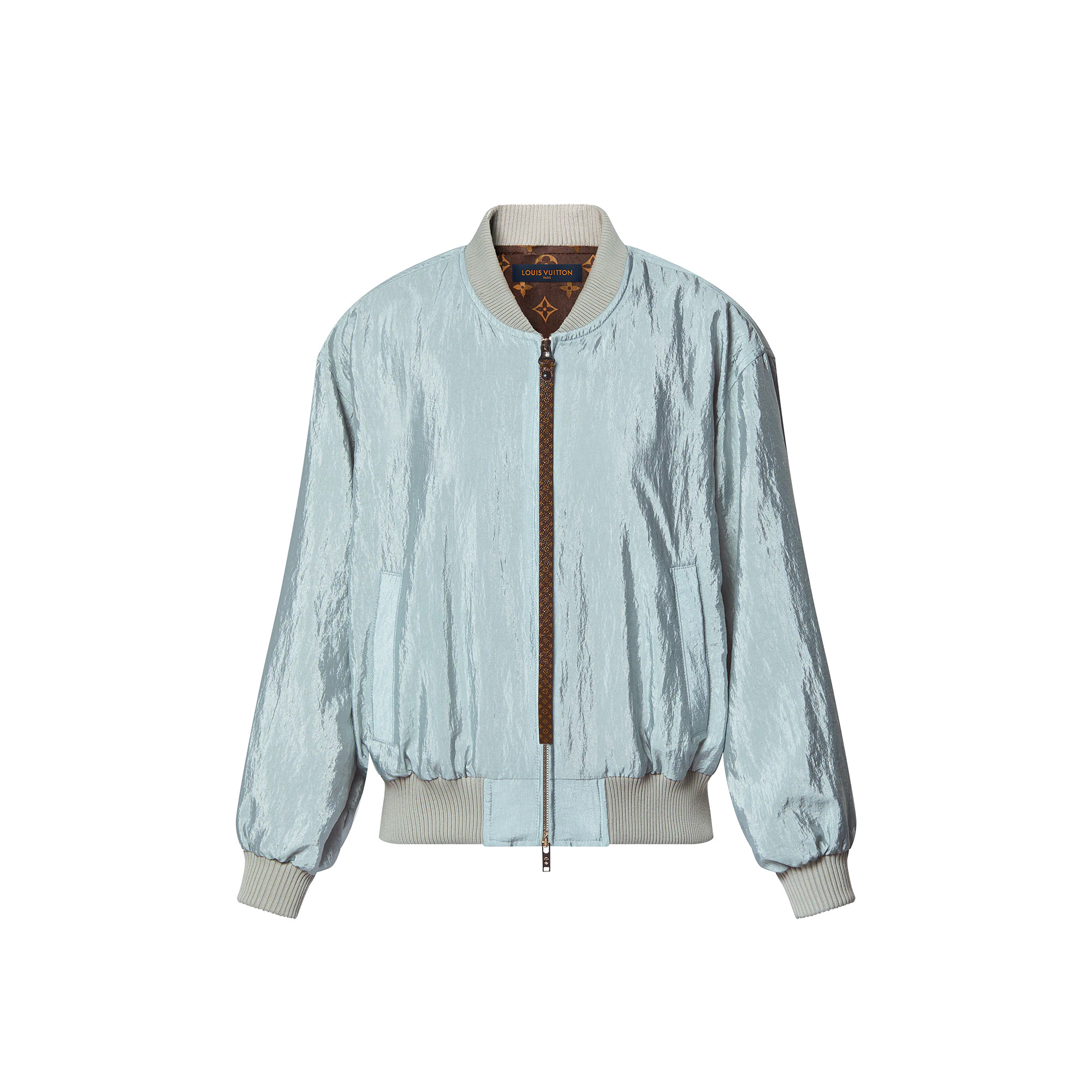 Crinkle Bomber Jacket - 1