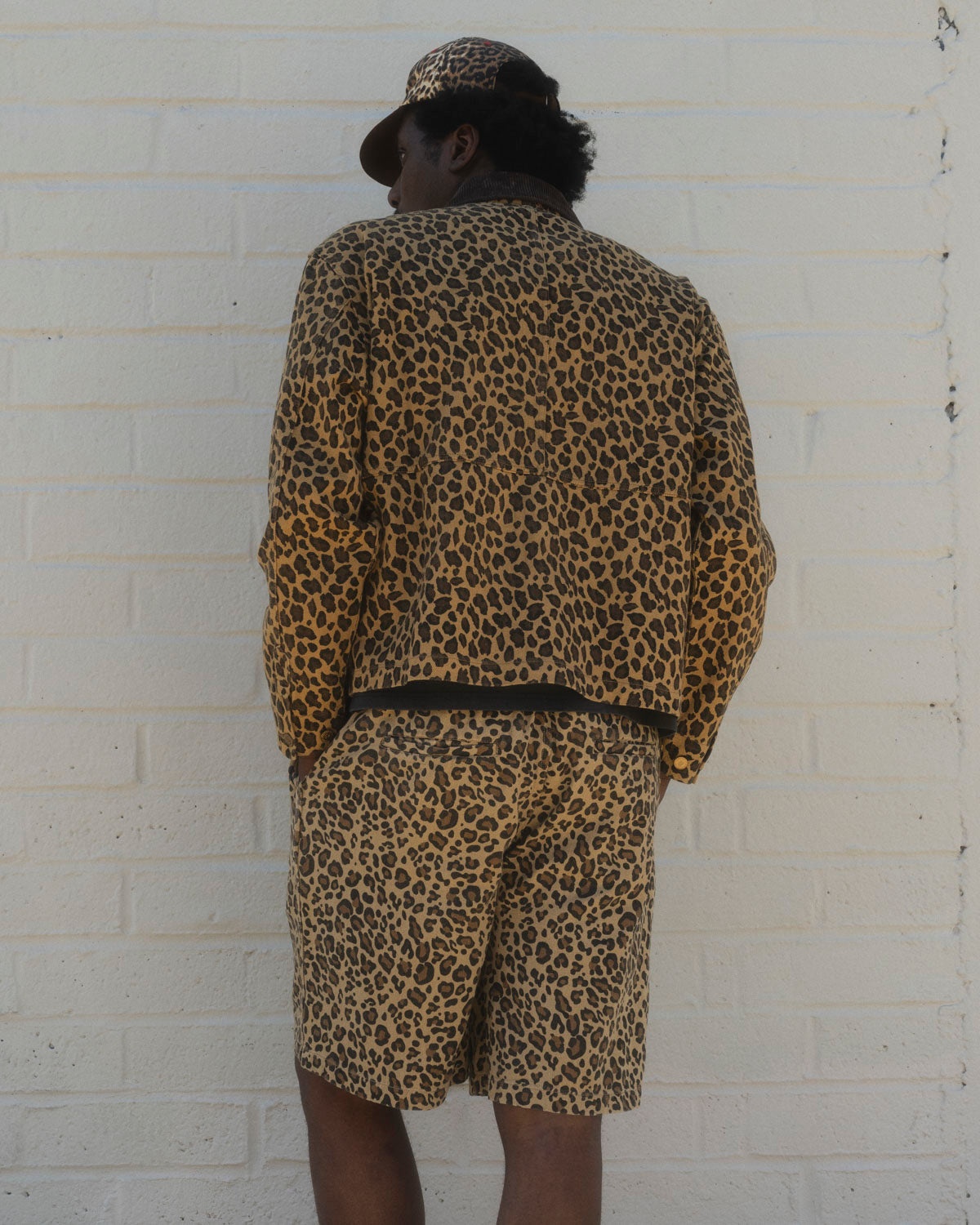 Cropped Chore Jacket - Leopard - 6