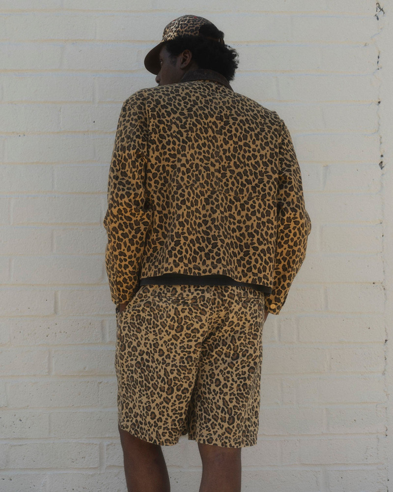 Cropped Chore Jacket - Leopard 6