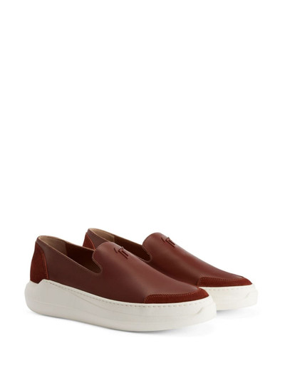 Giuseppe Zanotti Conley leather loafers outlook