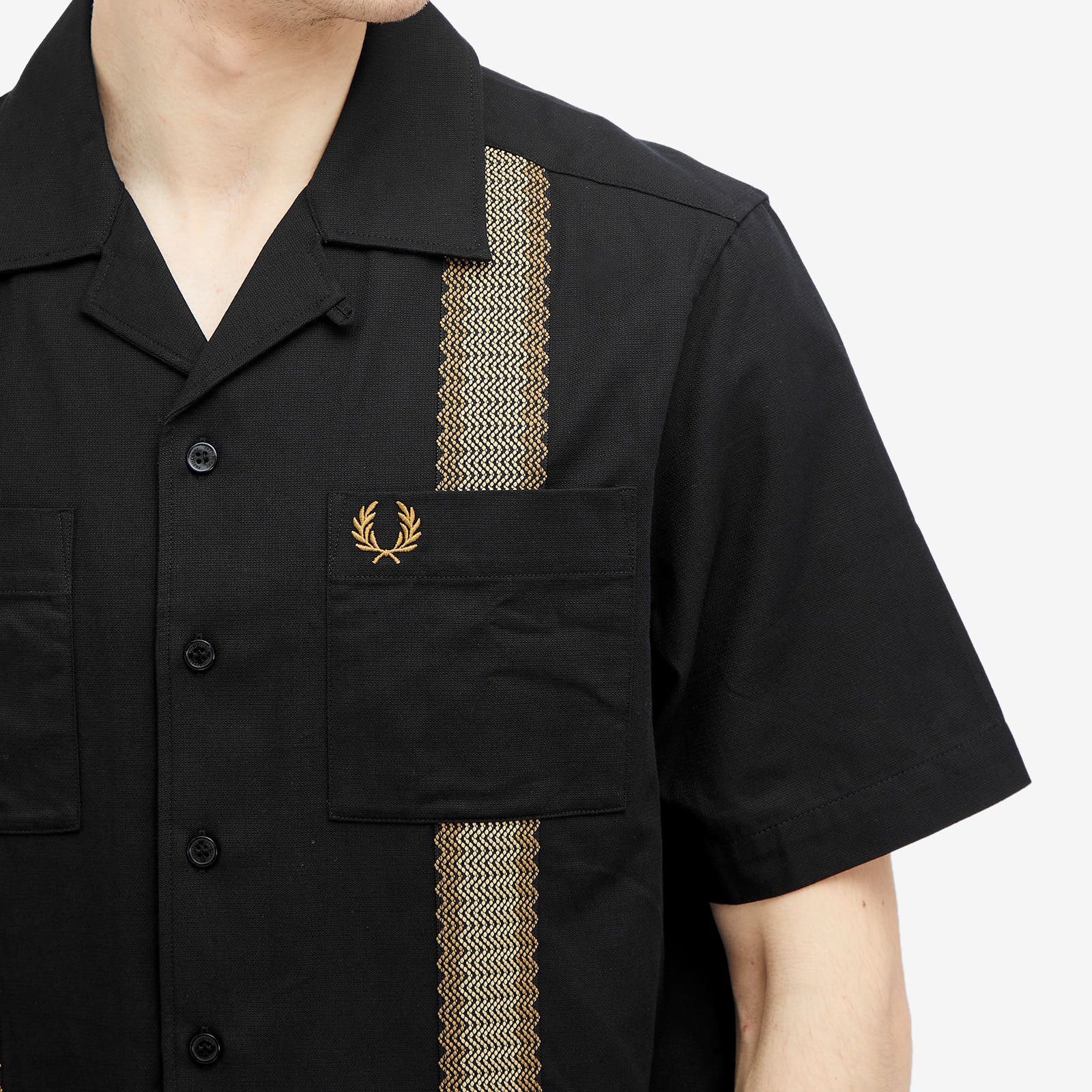 Fred Perry Tape Short Sleeve Vacation Shirt - 5