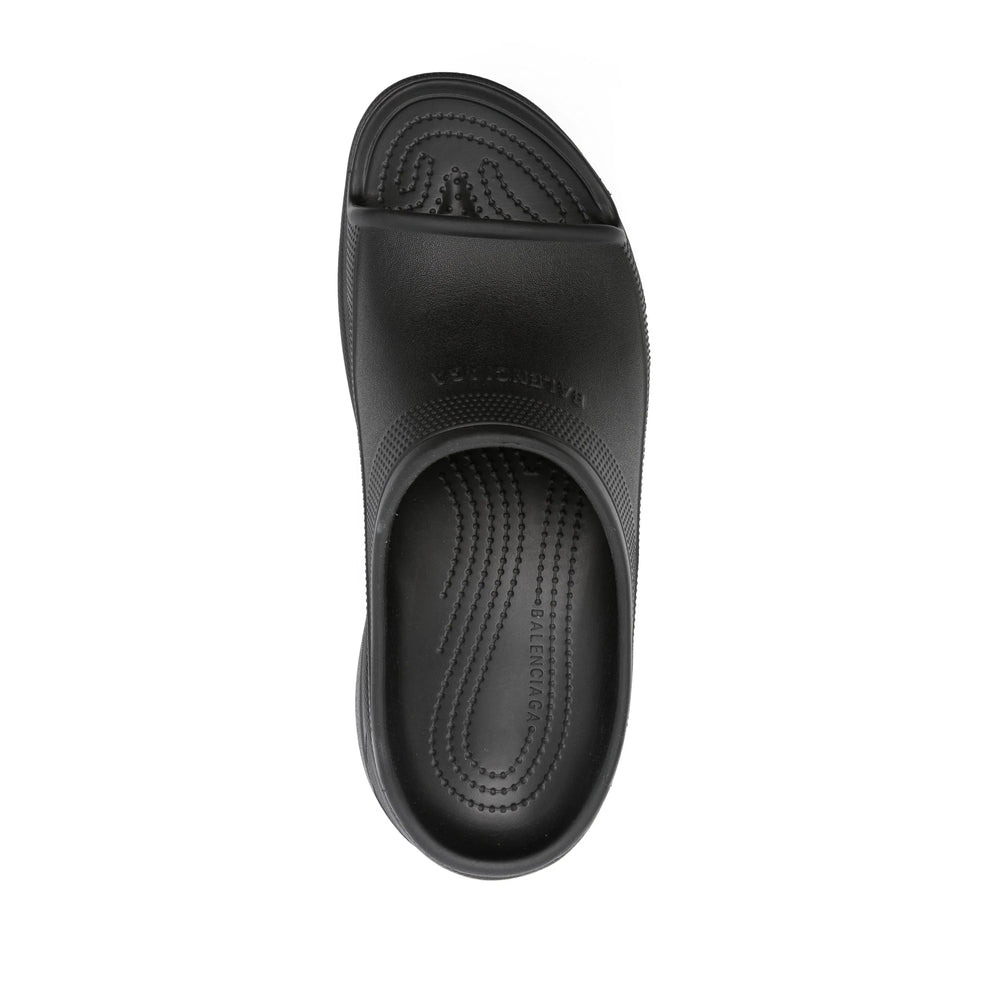 Balenciaga Black Flip-Flops & Slides Women - 2