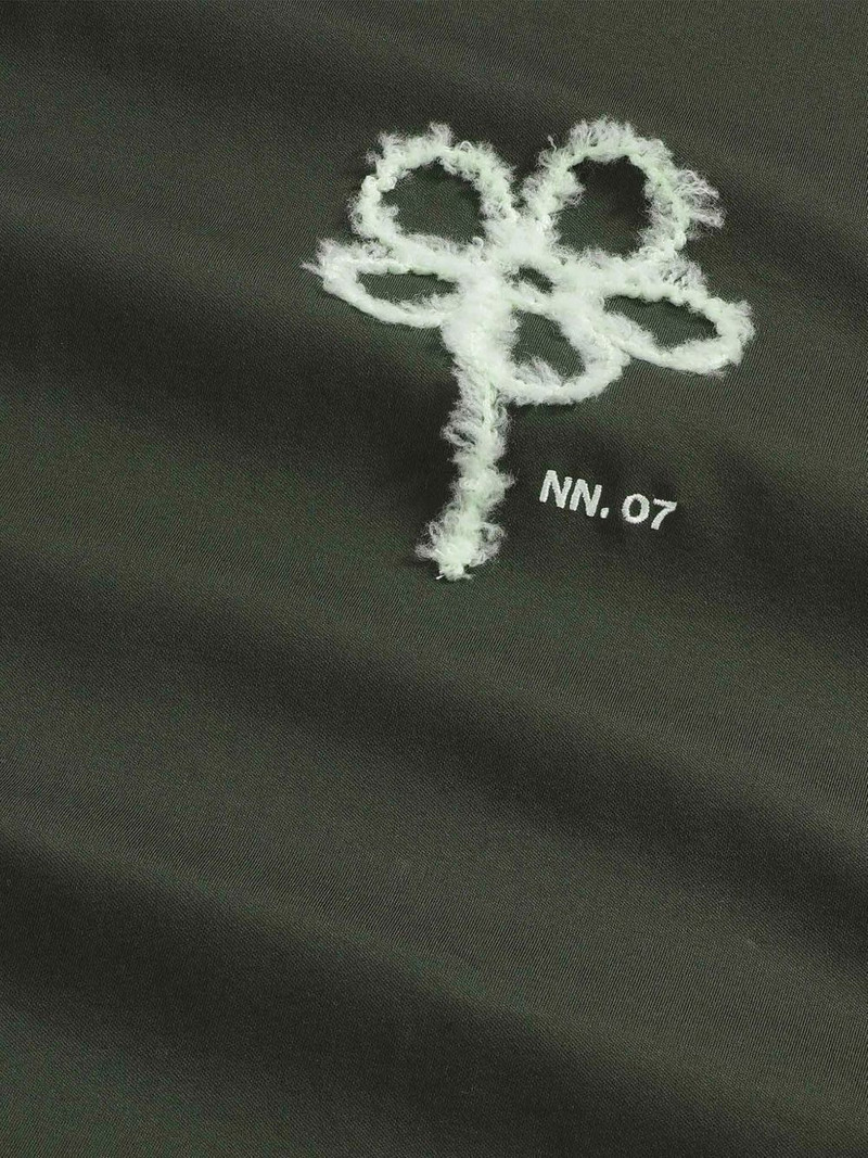 NN07 floral-embroidered T-shirt outlook