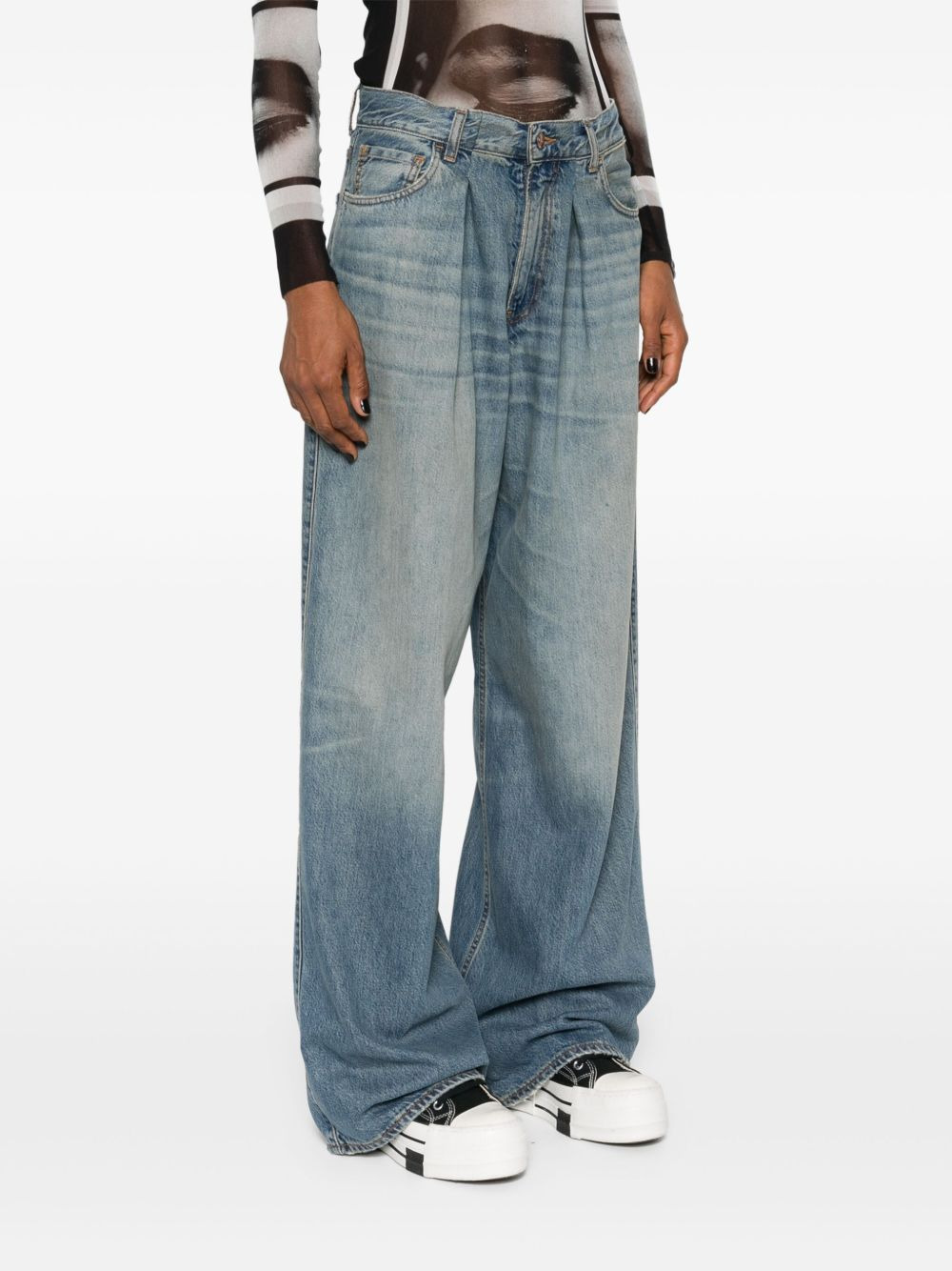 Candy high-rise wide-leg jeans - 3