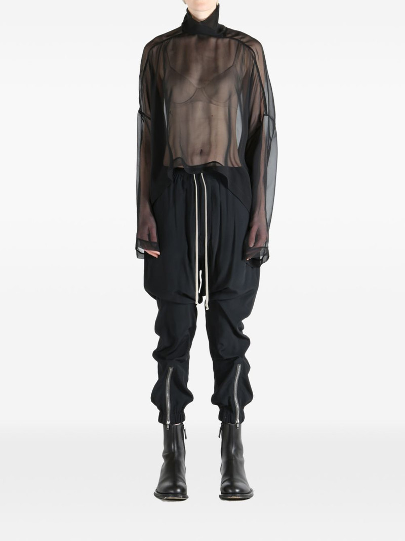 Rick Owens Jumbo Tabard sheer blouse outlook