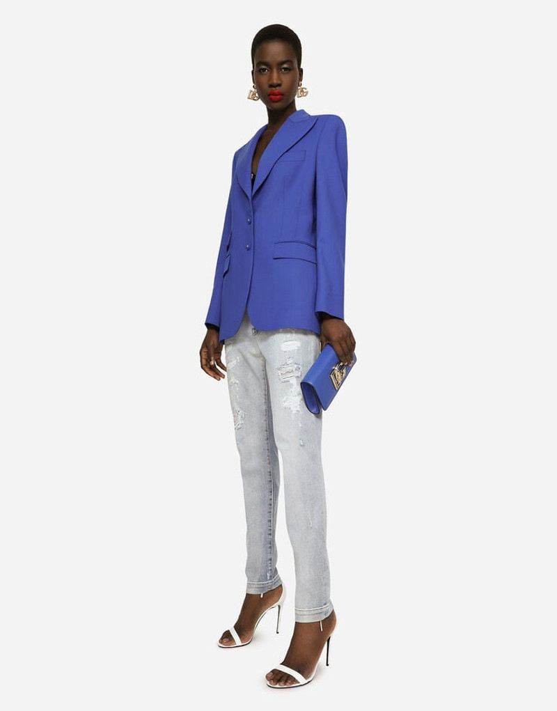 Two-way stretch wool jacket 5