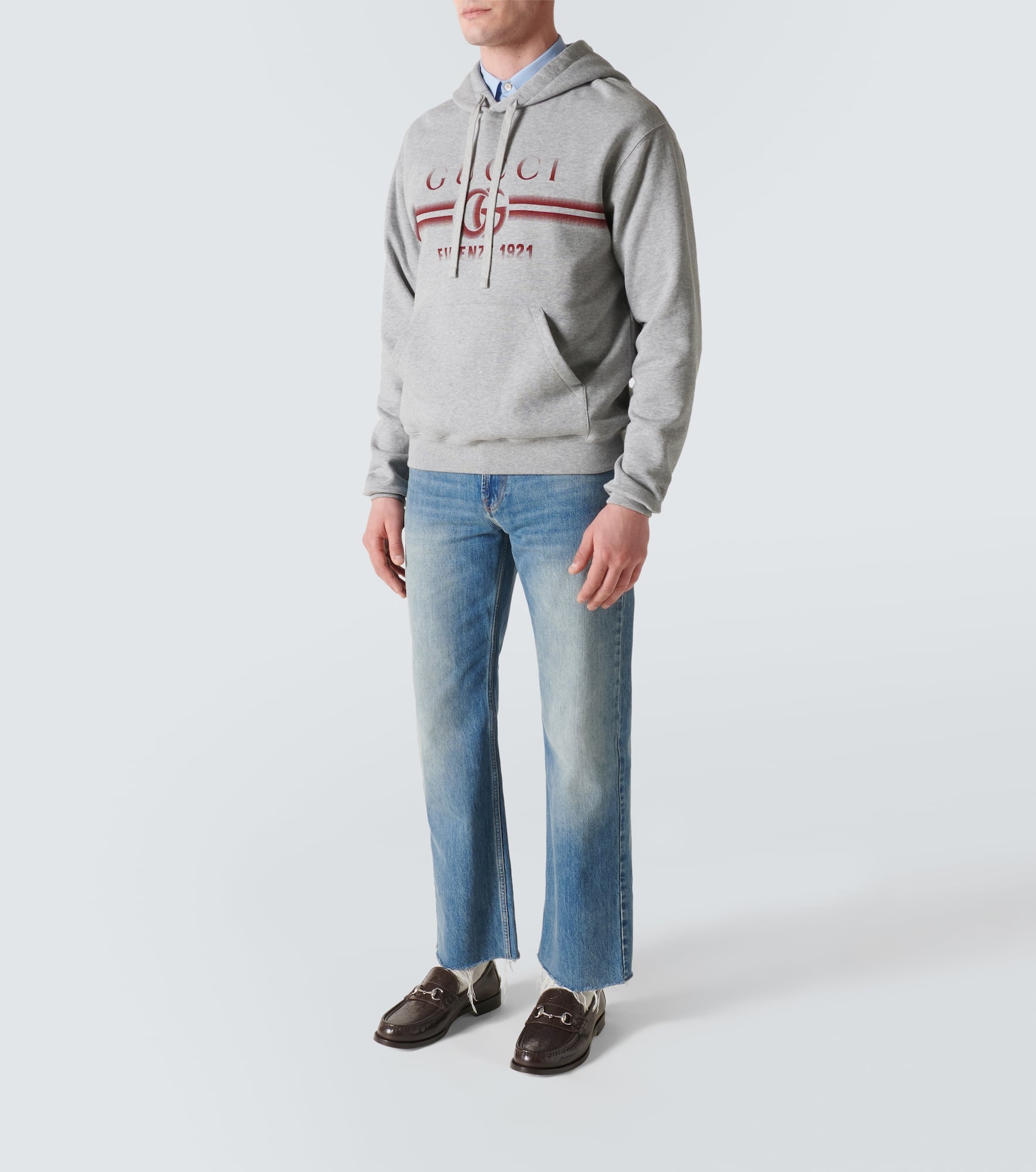 Logo cotton jersey hoodie - 2