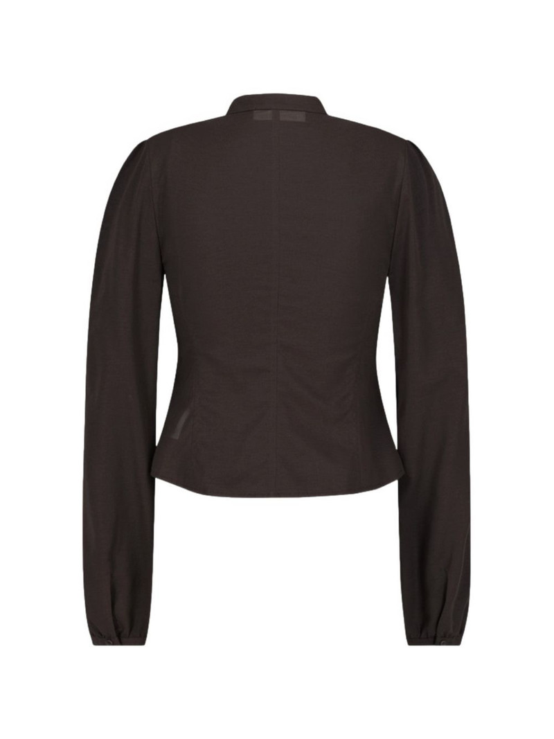 AMOMENTO pintuck slim shirt outlook