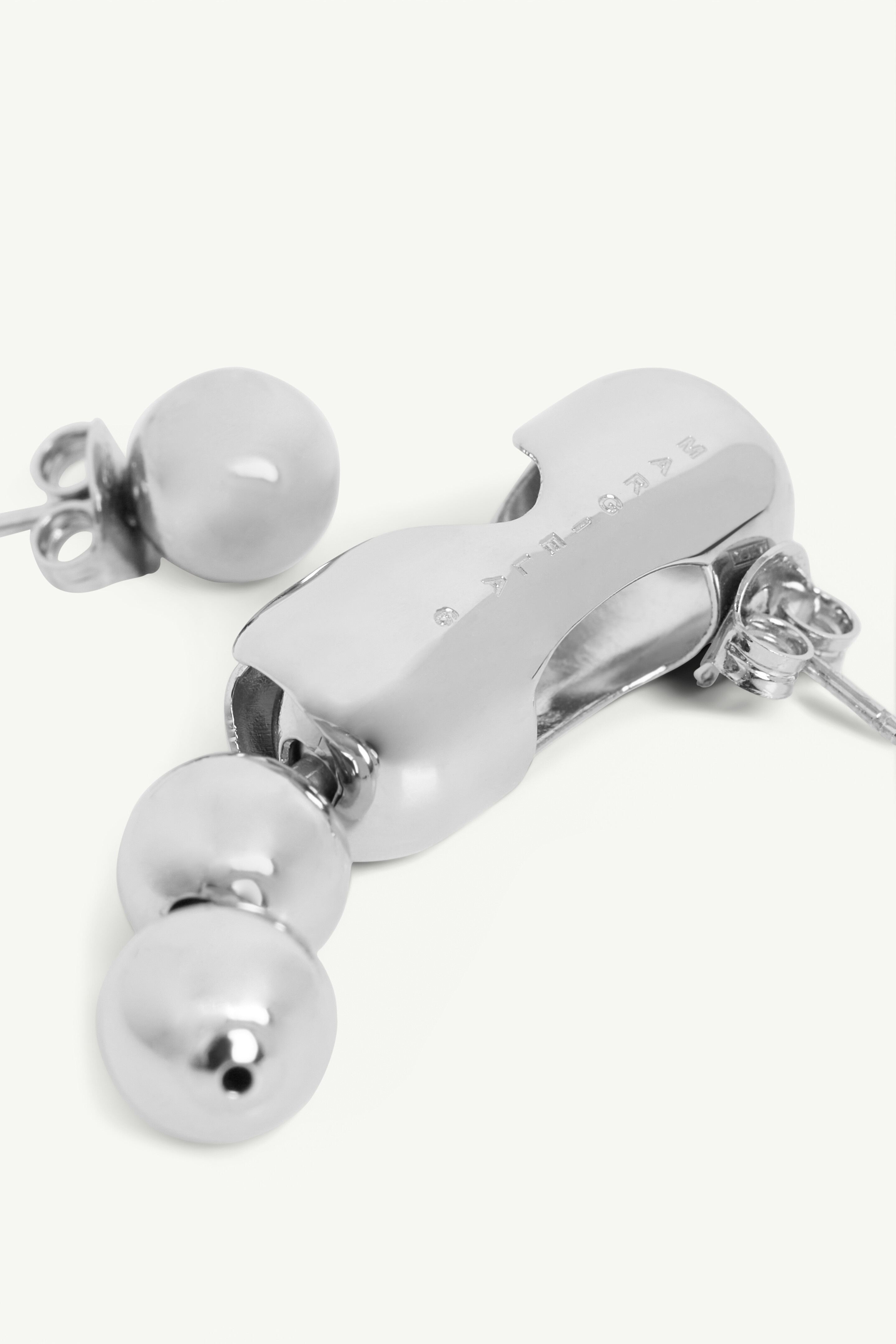 Military ball earrings - 4