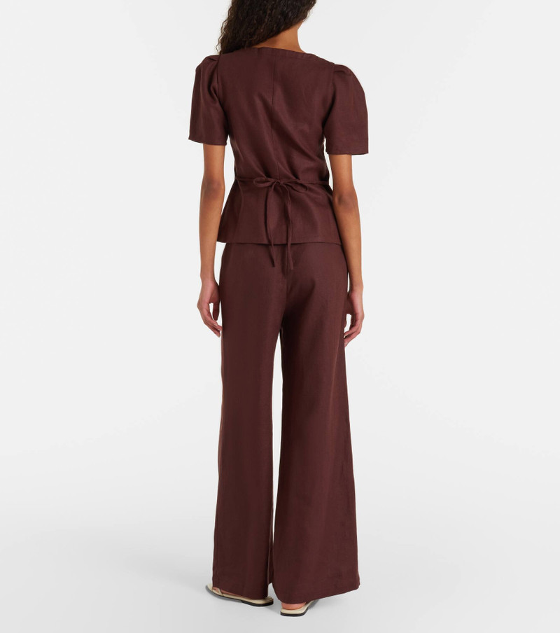 Syna linen wide-leg pants 3