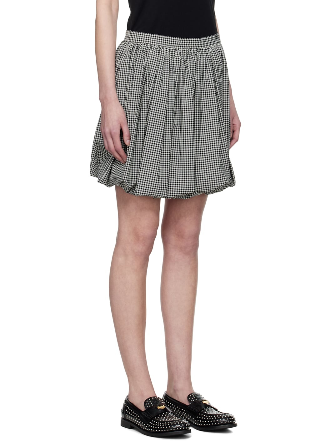 Black & White Balloon Miniskirt - 2