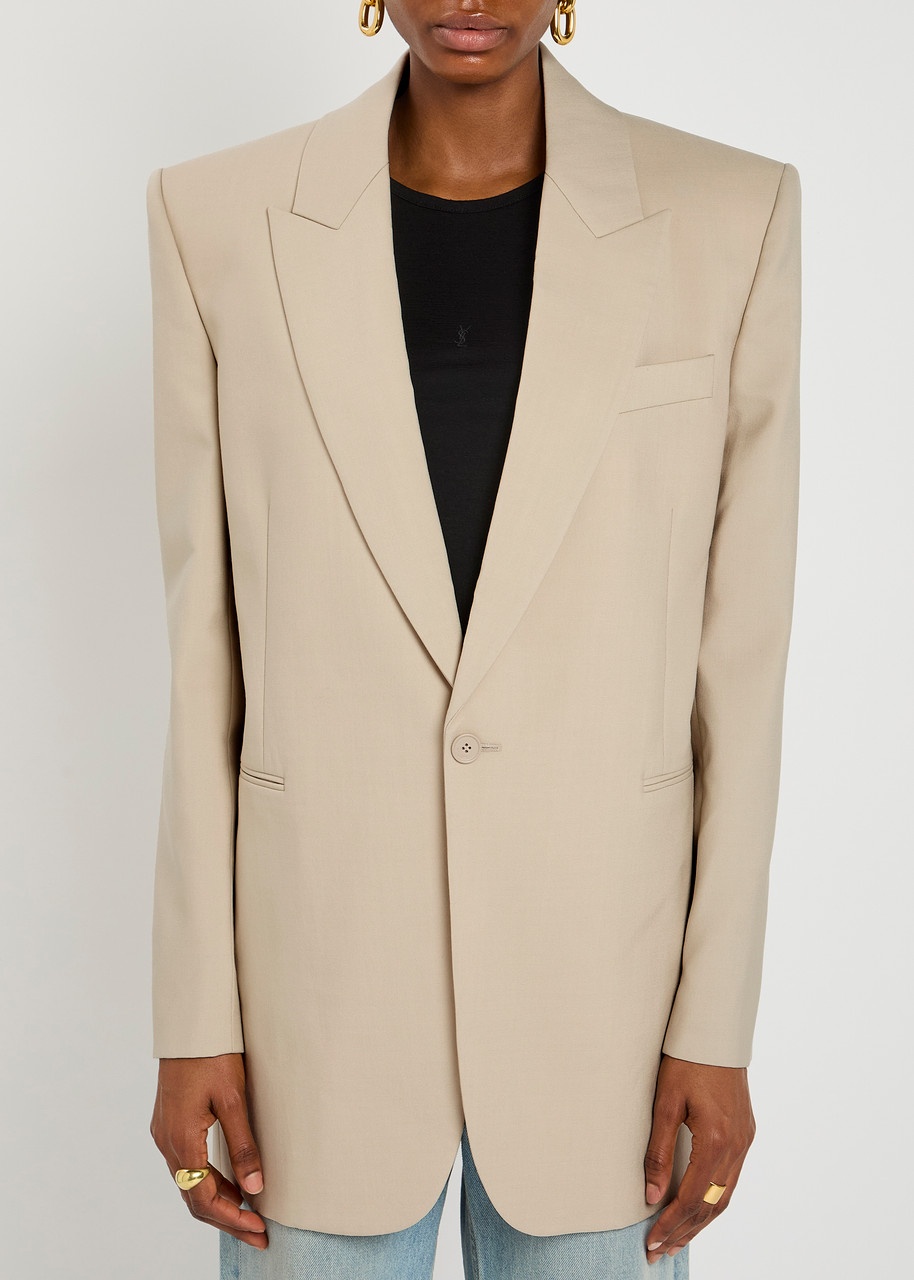 Saint Laurent Wool Blazer Jacket - 2