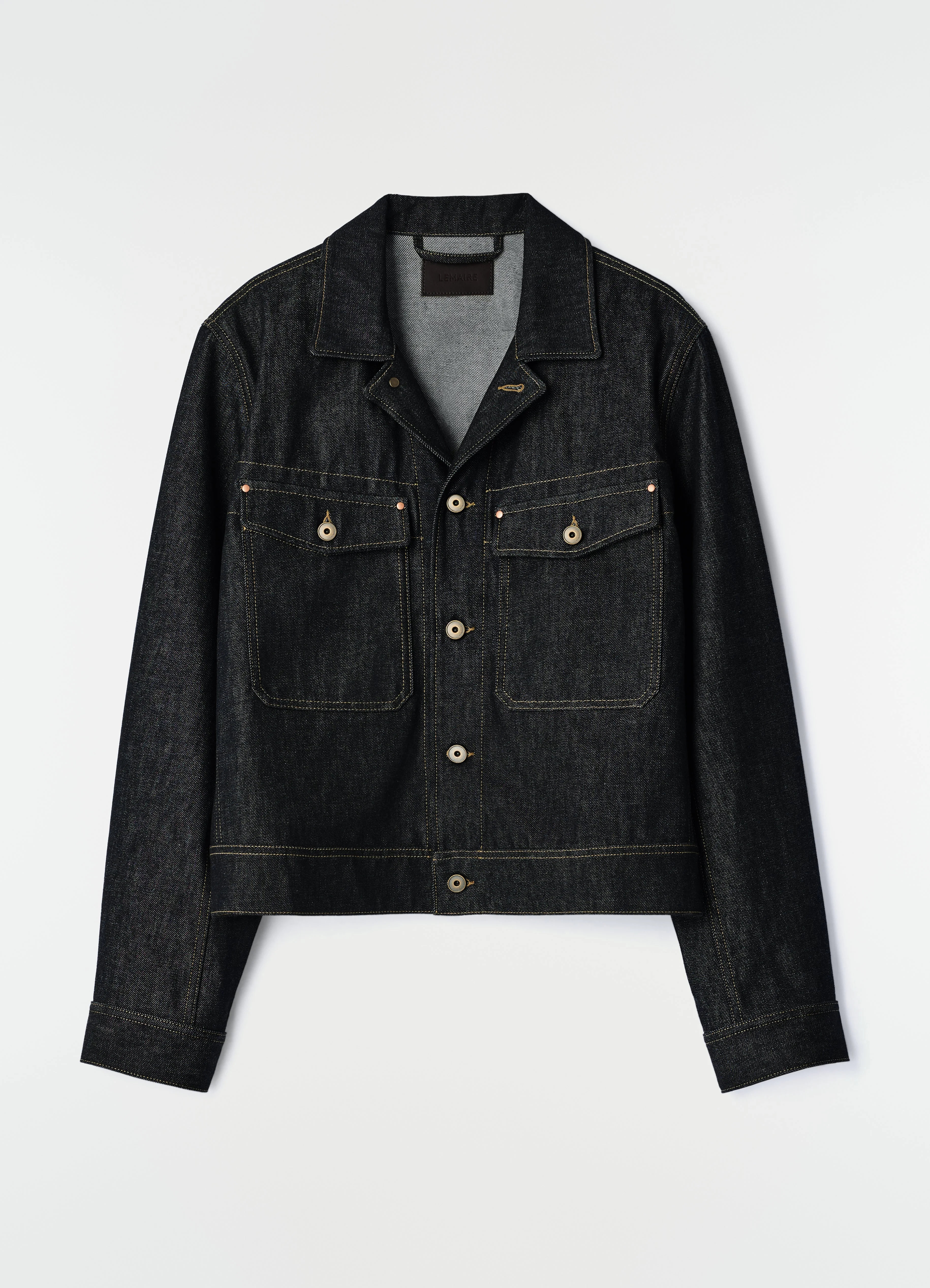 TRUCKER JACKET IN SLATE DENIM - 1