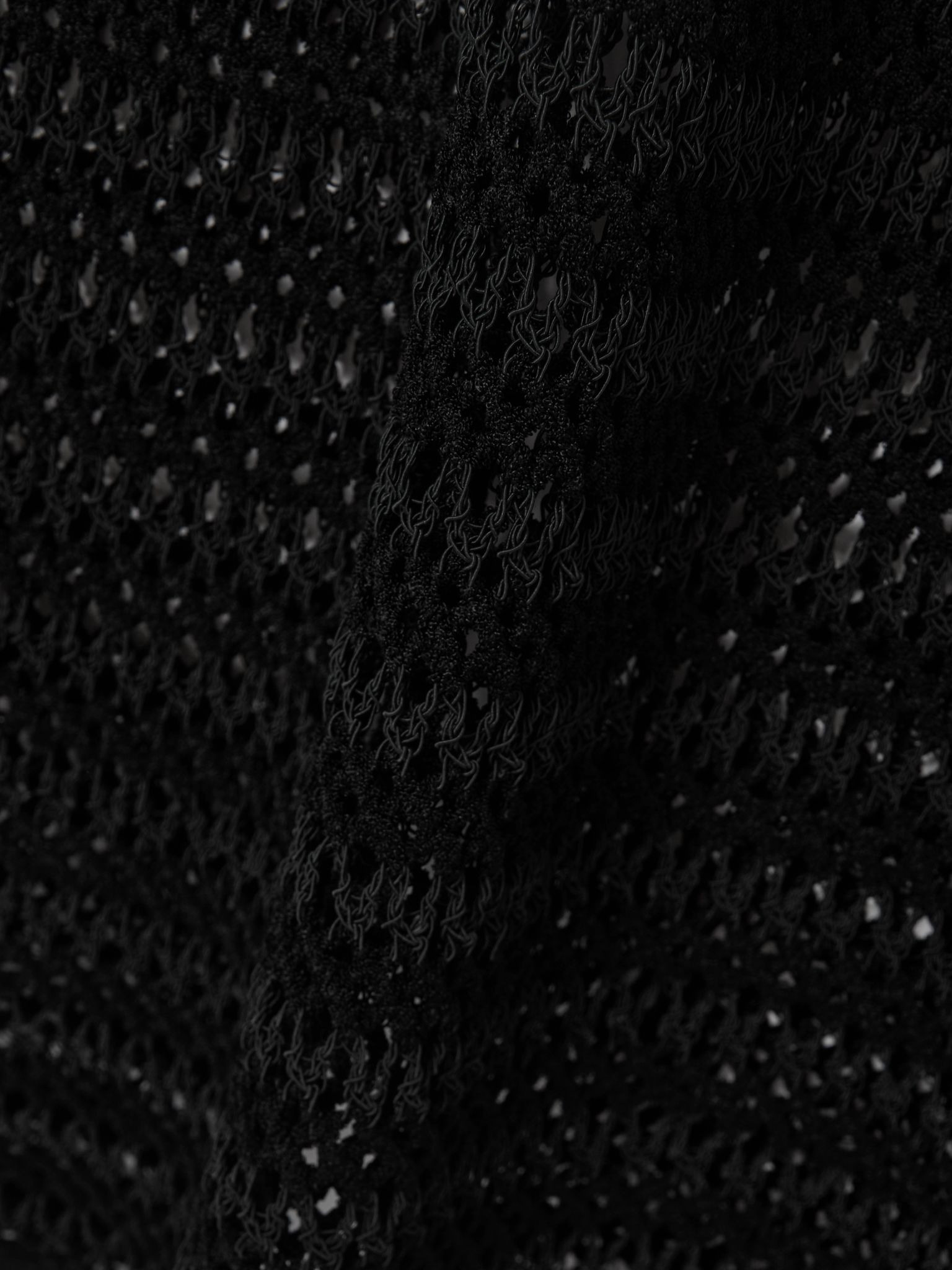 Open-knit maxi dress Black - 4