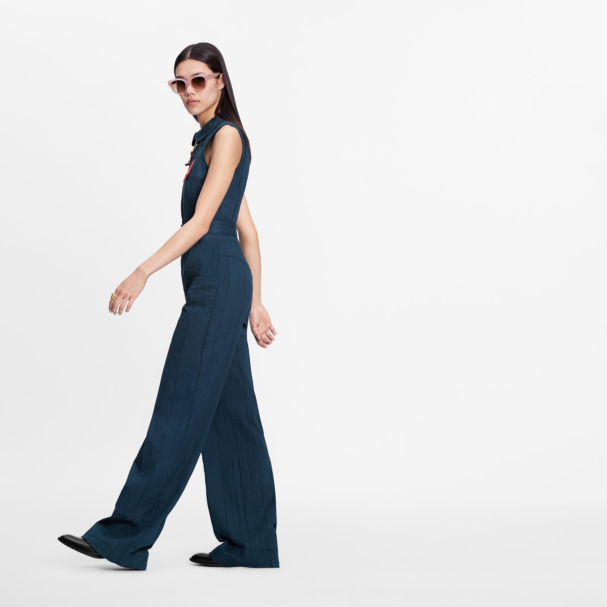Peter Pan Collar Jumpsuit - 4