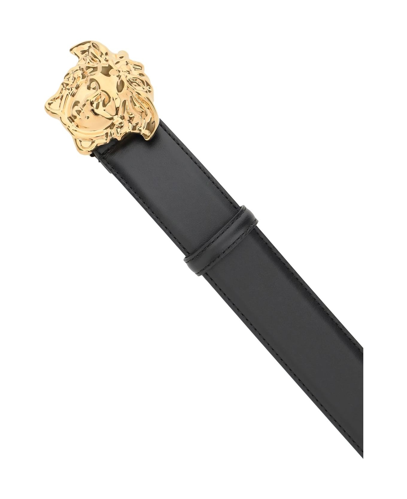 Black Leather Belt - 3